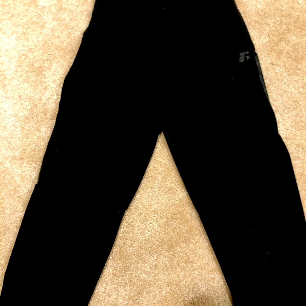 Boys black jogger pants